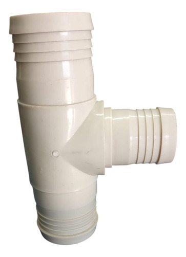Conexión Tee Para Manguera 4 X 3 Pulgadas- Tee Insercion Pol Beige