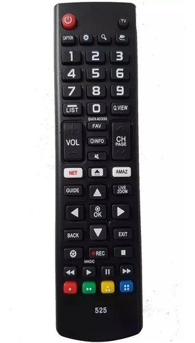 Control Remoto Para Tv LG Amazon Netflix Akb75095315 Lj600