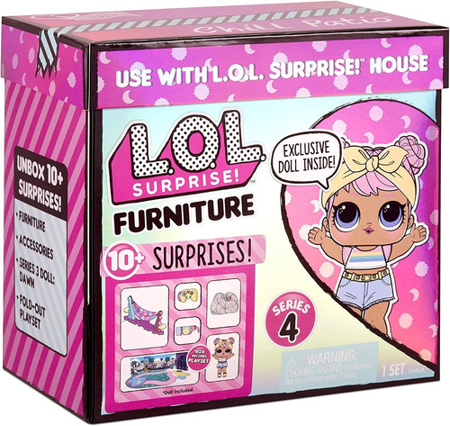 Muñeca Lol Surprise Furniture Muebles 10 Sorpresa Lelab