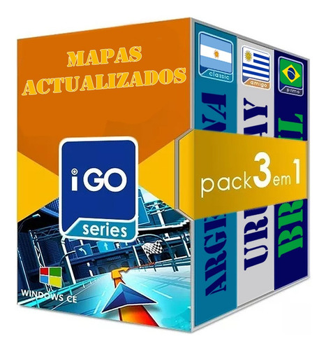 Mapas Para Gps Igo Argentina Brasil Uruguay-mercosur  