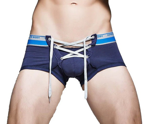 Boxer Para Hombre Algodon Abujeta Delantera Sexi Ropa Inter