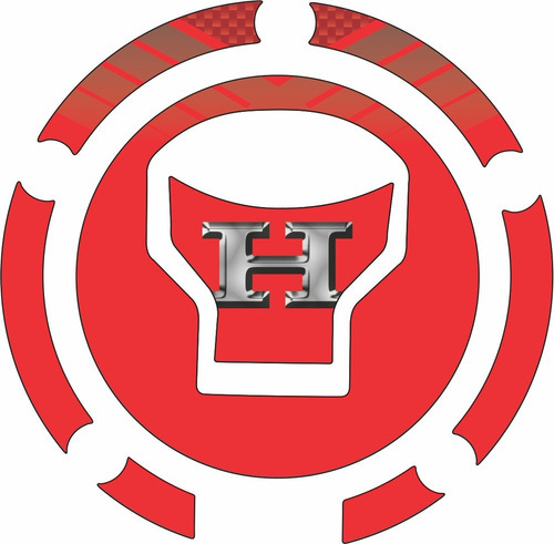 Protetor De Tanque Tankpad + Bocal Honda Vermelho