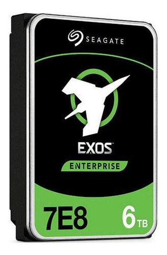 Disco Duro Seagate Exos 7e8 Sata 6TB 7200 rpm 256 MB Color plateado
