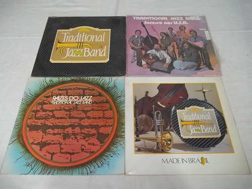 Lp Vinil Traditional Jazz Band  - 4 Discos