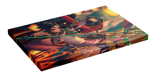 Cuadro Anime Chica Xiao De Genshin Impact 30x20