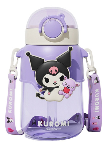 Botella De Agua Kawai 690 Ml Kuromi