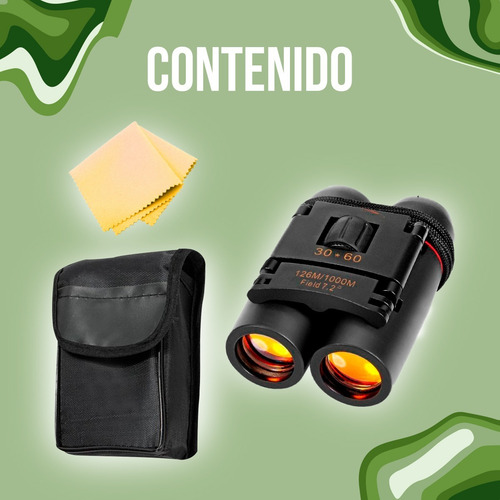 Imagen 10 de 10 de Binoculares Larga Vista Binocular Potente Compacto 30x60 !!