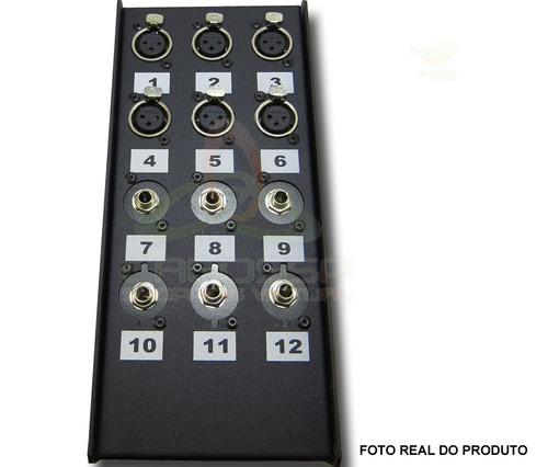 Medusa Completa 12 Vias Xlr Balanceados Ou Com P10