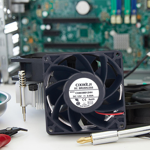 Ventilador Más Frío, Ventilador De Enfriamiento De De 12 V