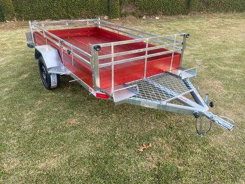 Carretinha Carga E Quadriciclo Com Duas Rampas