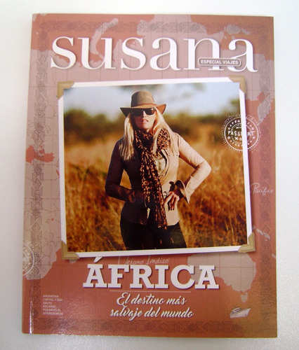 Revista Susana Especial Viajes Africa Salvaje Impecabl Boedo