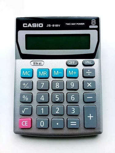 Calculadora Casio Js-818v (8 Dígitos Bodeguera)