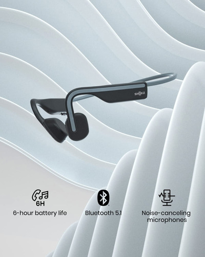 Auriculares Deportivos Bluetooth Shokz Openmove, Color Gris,