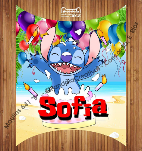 Bolsitas Para Sorpresitas Lilo Y Stitch X10 Unid.