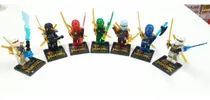 Comprar Set 8x Minifiguras Ninjago Bloques De Construccion  Armables