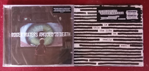 2 Cd Roger Waters  Amused To Death Y Is This The Life Nuevos