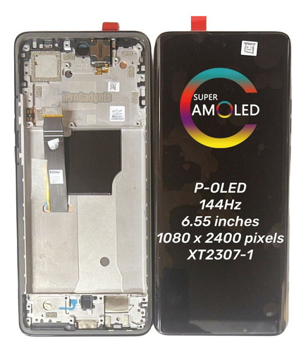 Pantalla Oled Con Marco Para Motorola Edge 40 Neo Xt2307-1 Y