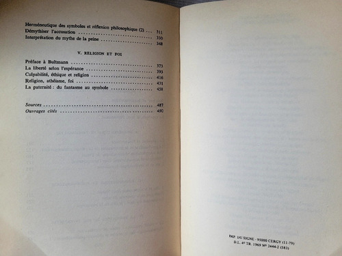 Le Conflit Des Interpretations Paul Ricoeur Seuil