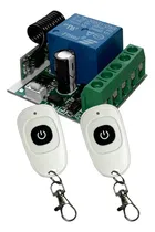 Comprar Receptores 1 Canal + 2 Controles Remotos 433mhz 12v 10a Rele