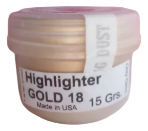 Colorante En Polvo Dorado Comestible King Dust X 15 G