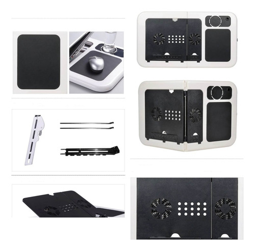 Mesa Portátil Notebook Laptop Plegable Con Ventiladores