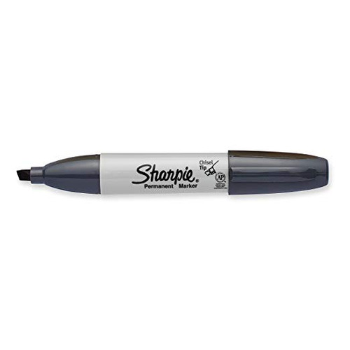 Sharpie Marcadores Permanentes, Ancho, Punta Cincel, Individ