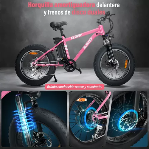 NOVANGUA VB20-Pro Bicicleta eléctrica para Adultos con neumáticos de 20”,25  km/h, Batería removible 48V 15Ah, Bicicleta de 7 velocidades Shimano y  Amortiguador Dual, Frenos de Disco Dual : : Deportes y Aire
