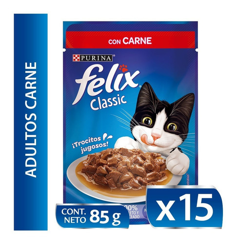 Pack Felix® Classic Carne 85g