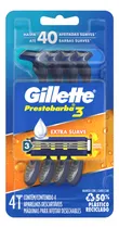 Comprar Máquinas De Afeitar Gillette Prestobarba3 Desechables X 4 Un