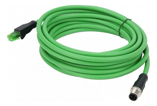 Para Cable Ethernet Industrial M12 A Rj45 Ip67 Impermeable