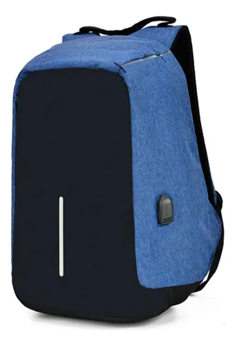 Mochila Antirrobo Impermeable Urbana Anticorte Usb Notebook