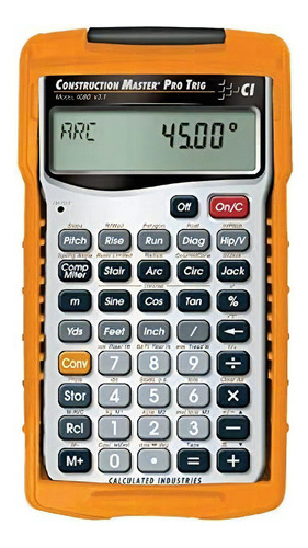 Calculadora Industrial Master Pro 4080 Gris/naranja