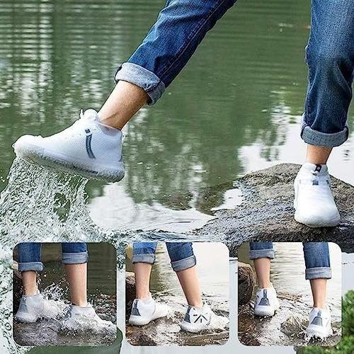 De Cubrezapatos Silicona Impermeable Lluvia+chubasquero