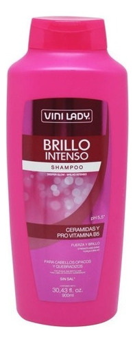 Shampoo Vini Lady Brillo Intenso 900 Ml Sin Sal