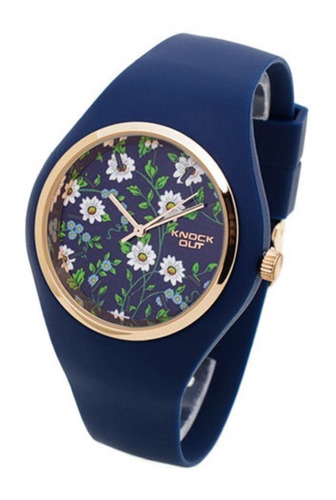 Reloj pulsera Knock Out 8469 con correa de silicona color 188