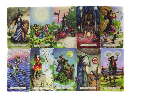 Imagem 3 de 4 de Tarô Diário De Uma Bruxa + Livro + Toalha 72 X72cm+ Saquinho