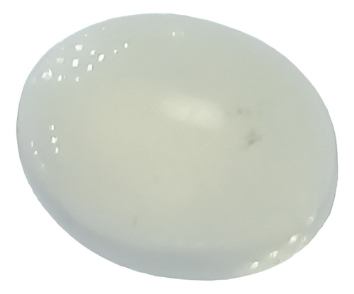 Opala 4.815 Cts Lua Oval Natural 12x9 Mm Branca Translucida Garantia Eterna