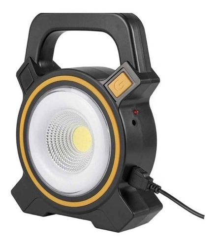 Linterna Foco Led Solar Recargable Para Camping Con Usb