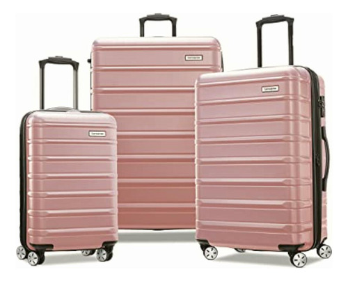 Samsonite Omni 2 Hardside Equipaje Expandible Con Ruedas Color Oro Rosa