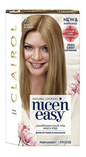 Clairol Nice 'n Easy, 7 / 106a Rubio Oscuro Natural