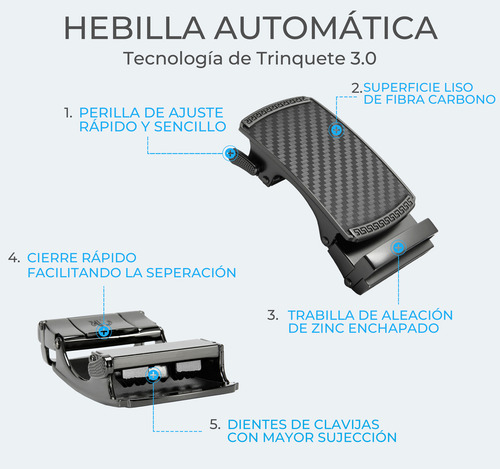 Cinturones Hombre Nylon Elásticos Cintos Hebilla Automática Color Negro Y Gris Bf Diseño De La Tela Lisa Talla 105
