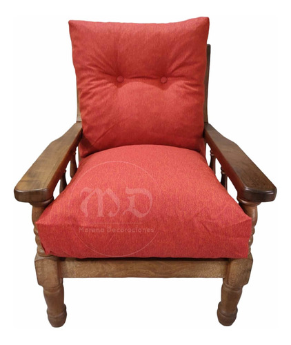 5 Almohadon 60x60 Antidesgarro Sillon, Cierre  Funda Interna