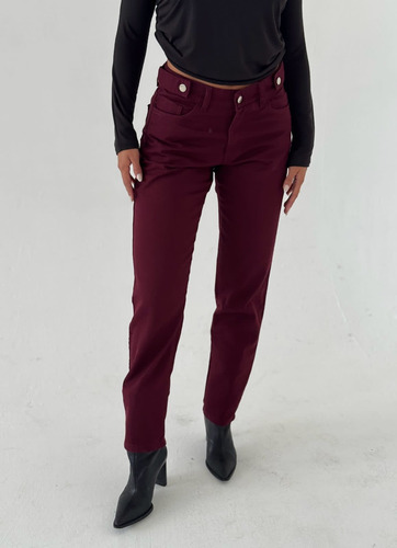 Jean Mujer Mom Urbano Tendencia Modelos Exclucivos