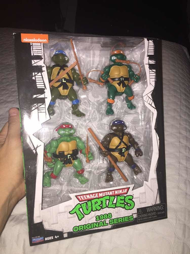 4 Tortugas Ninja Figuras Clasicas Vintage (en Mano)