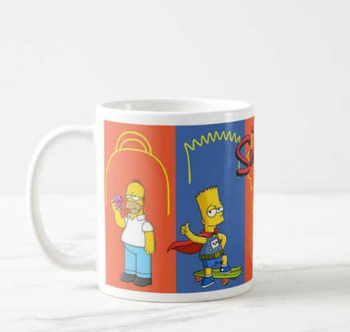 Caneca Porcelana Personalizada Os Simpsons 9