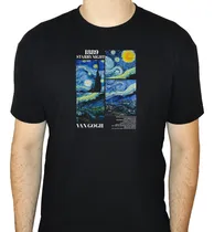 Comprar Remera Noche Estrellada Vincent Van Gogh Algodon Unisex 1