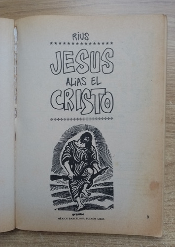 La Perestroika - Jesús Alias El Cristo - Rius - Dos Libros (Usado)