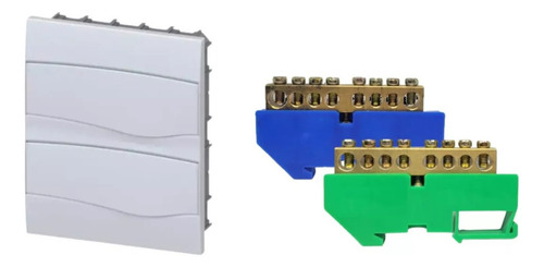 Quadro Distribuição P/ 24 Disjuntores Embutir + Barramentos