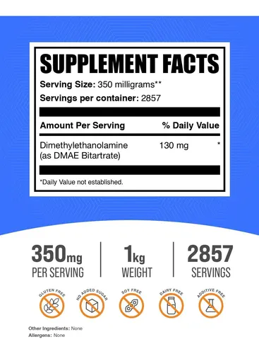Dmae Bitartrate Powder - Bitartrato De Dimetilaminoetanol, S