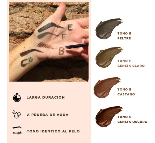 Imagen 3 de 4 de Pomada De Cejas Idéntico Pelo Regina